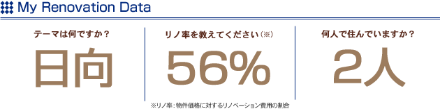 My Renovation Data