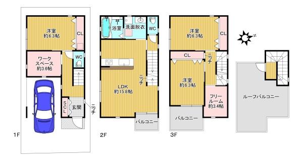 大阪市東成区深江北２丁目（D号地）