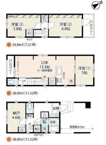 北区豊島3丁目新築戸建