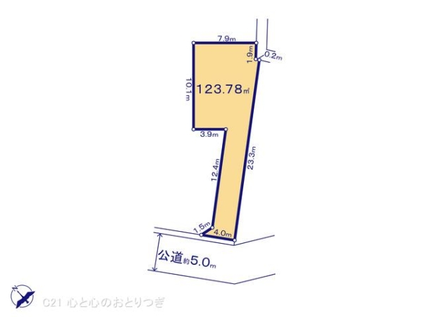 町田市三輪町　建築条件つき売地　6号地