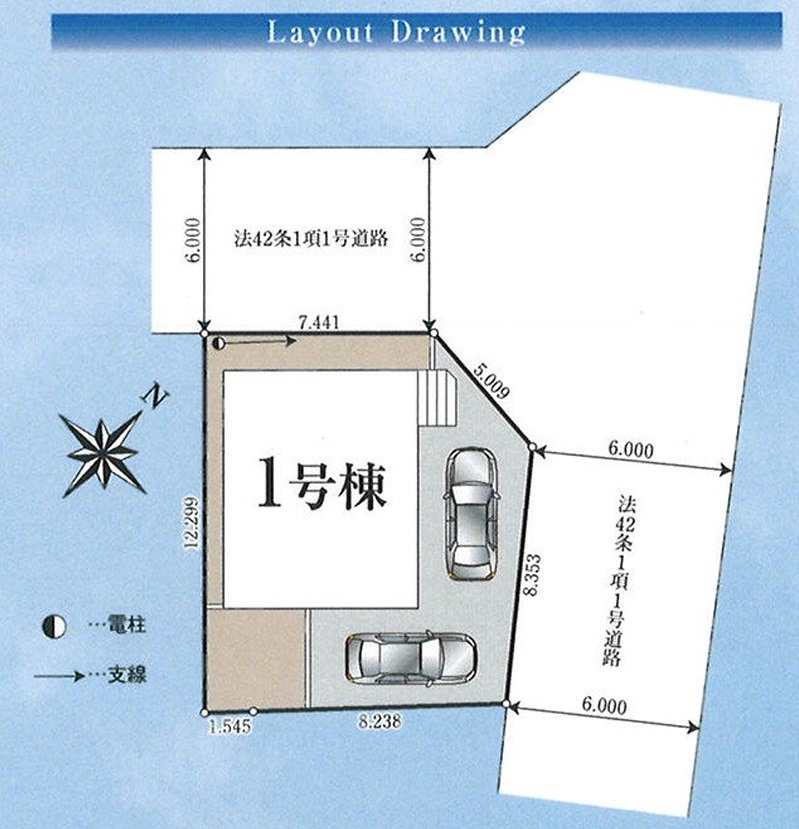 青梅市千ヶ瀬町２丁目　新築分譲住宅　全１棟　１号棟