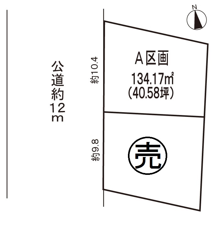 小牧市久保一色南１丁目　売地　A区画